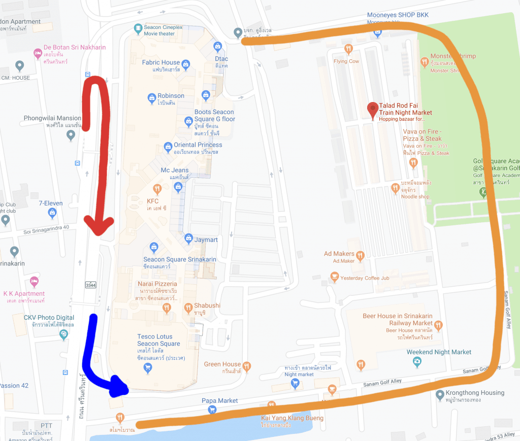 席琳那卡火車夜市