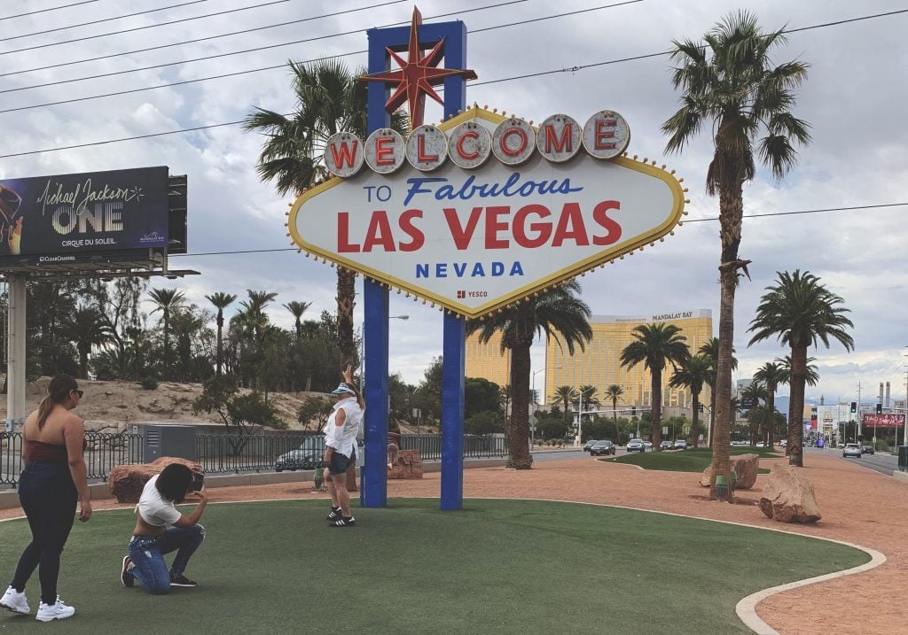 拉斯維加斯歡迎標誌 Welcome to Fabulous Las Vegas Sign