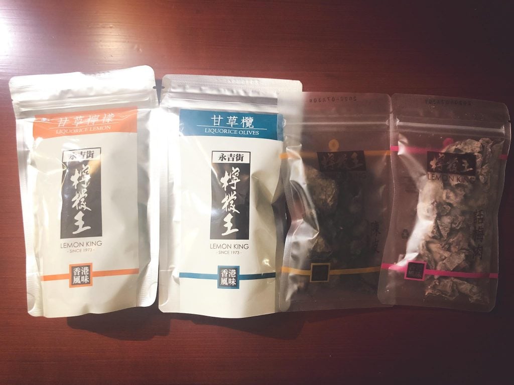 香港伴手禮 甘草檸檬
